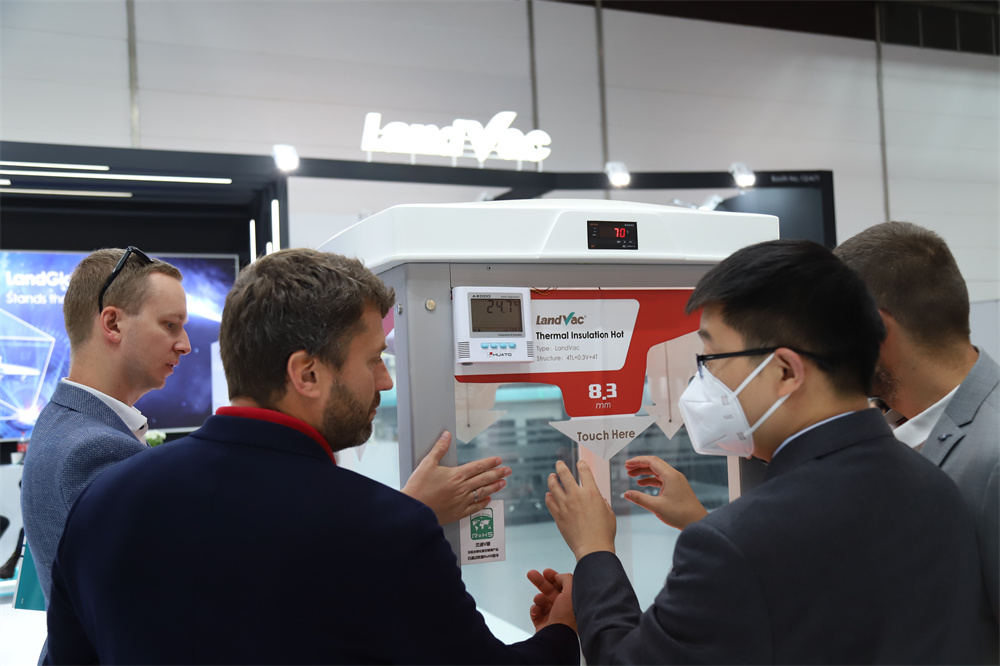 Come to touch LandVac vacuum insulated glass at Glasstec 2022